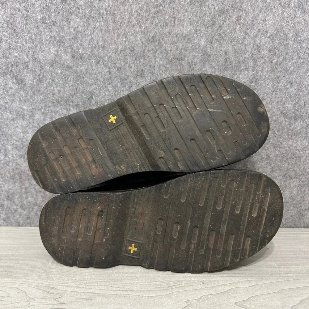 Dr. Martens Boyle Slip-On Loafers Mens Size 9 Black Leather Casual Comfort Shoes